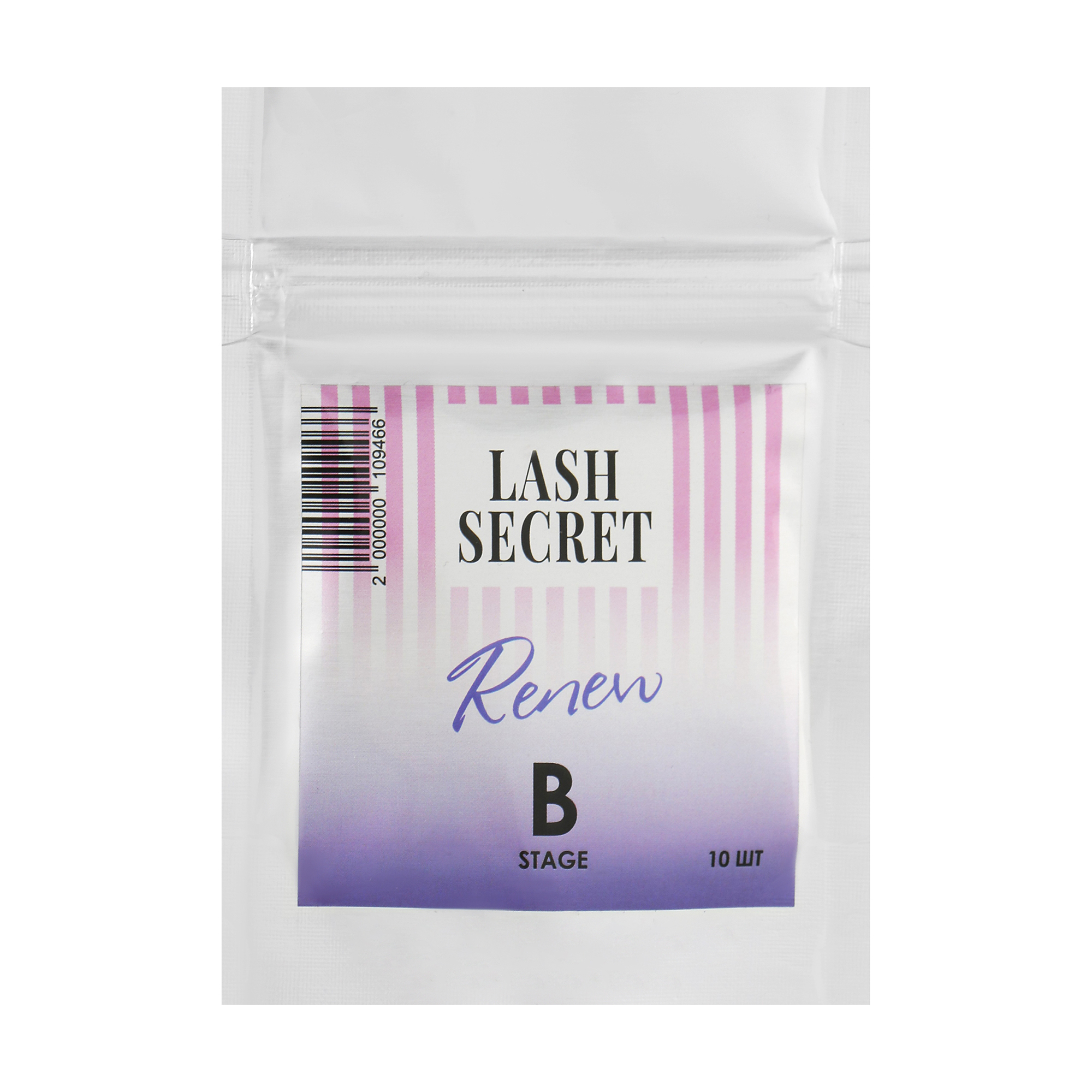 Набір засобів для ламінування вій Lash Secret Renew B Stage, склад B, 10*0,8 г